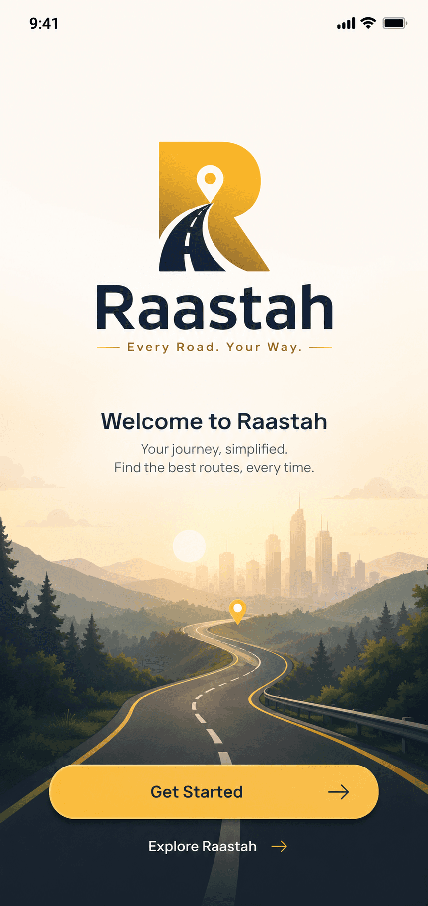 Welcome Screen